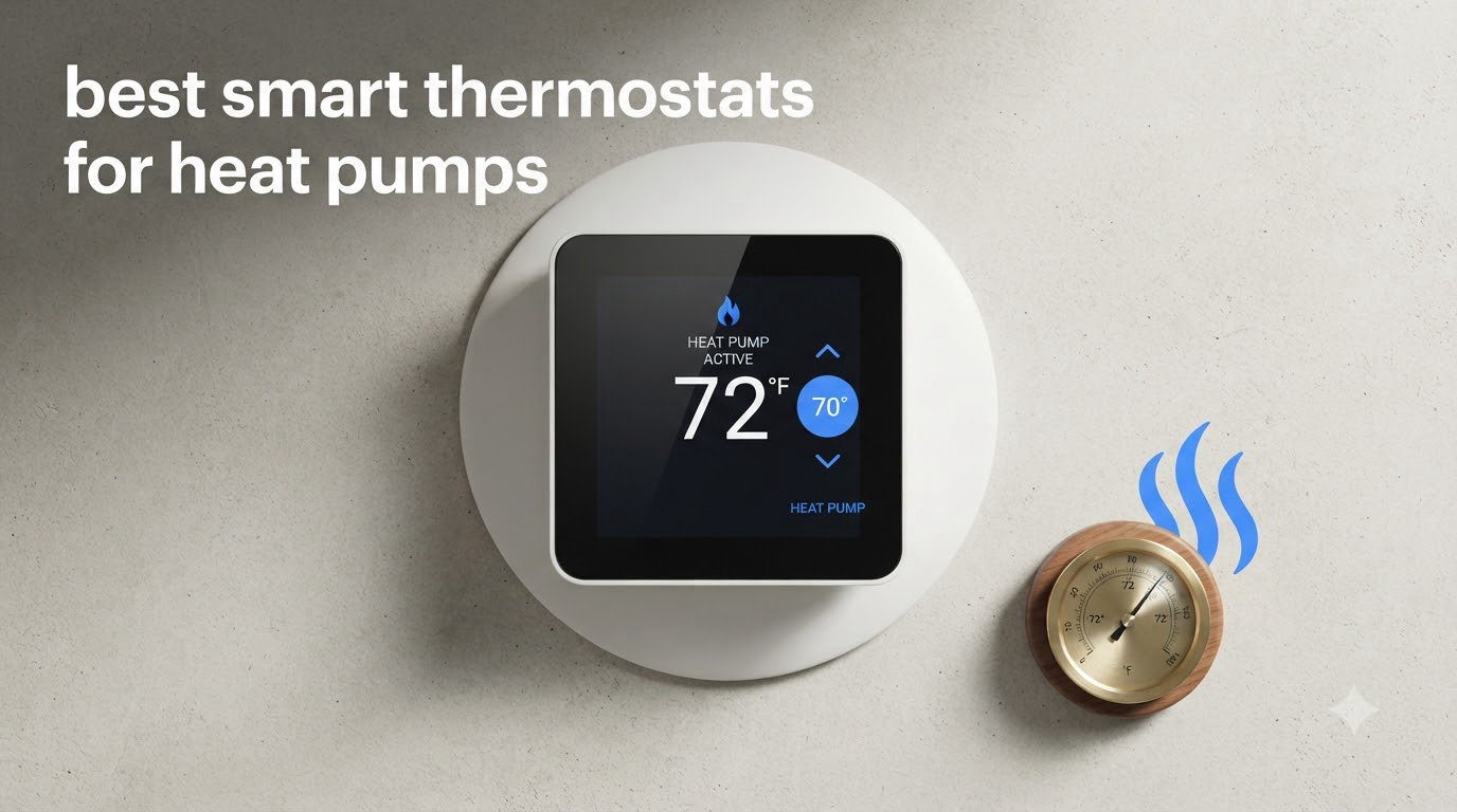 best smart thermostats for heat pumps