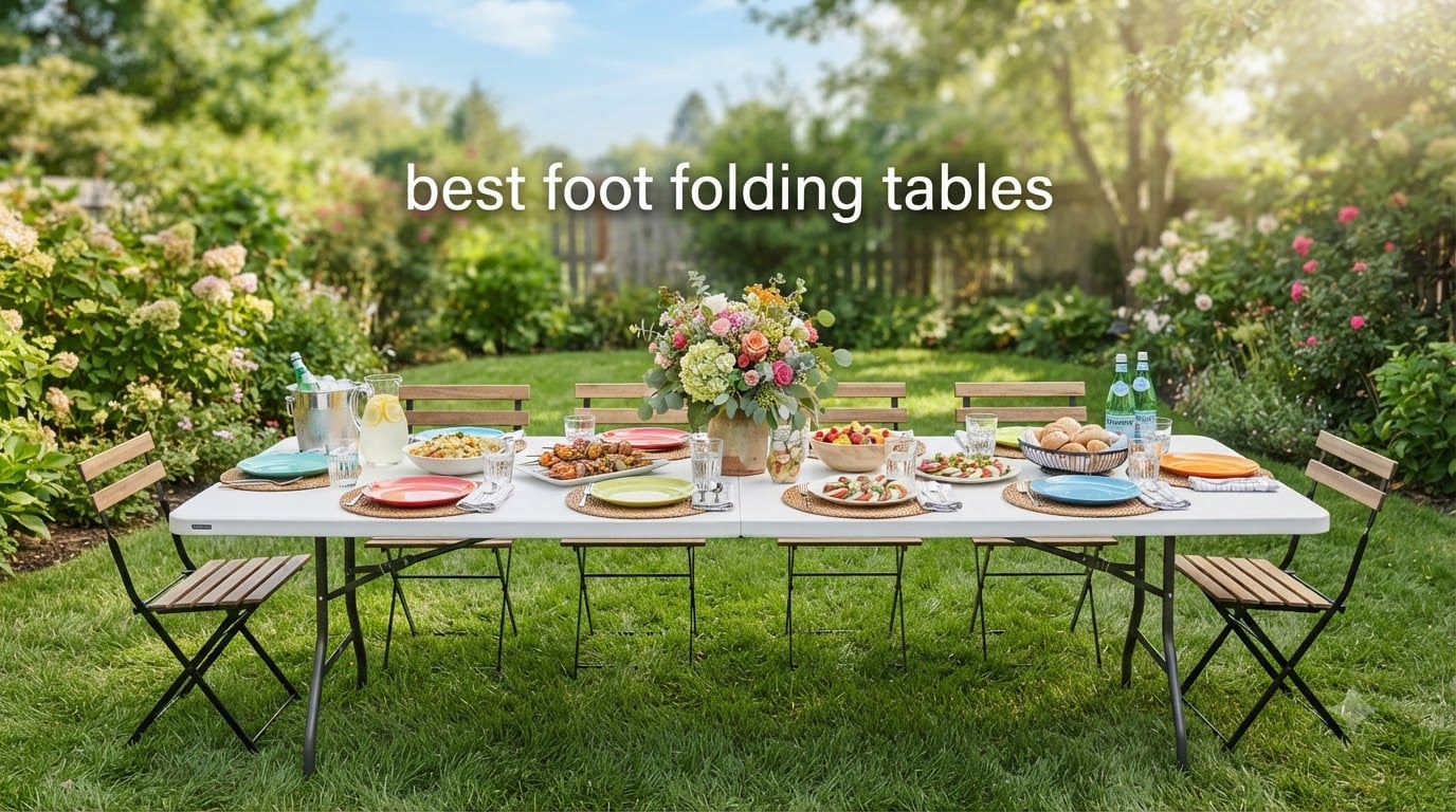 best 8 foot folding tables