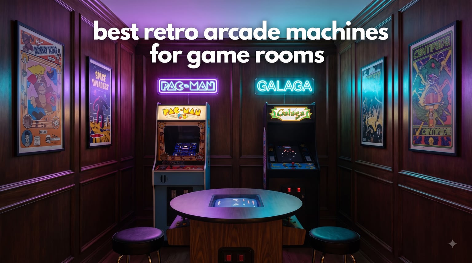 best retro arcade machines for game rooms