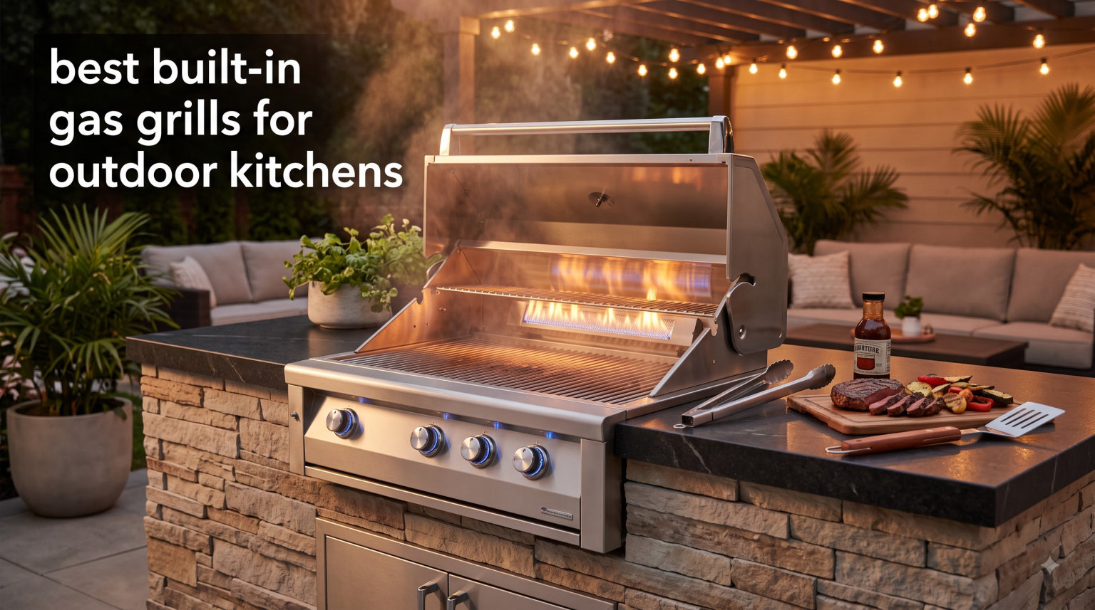 best built-in gas grills for outdoor kitchens