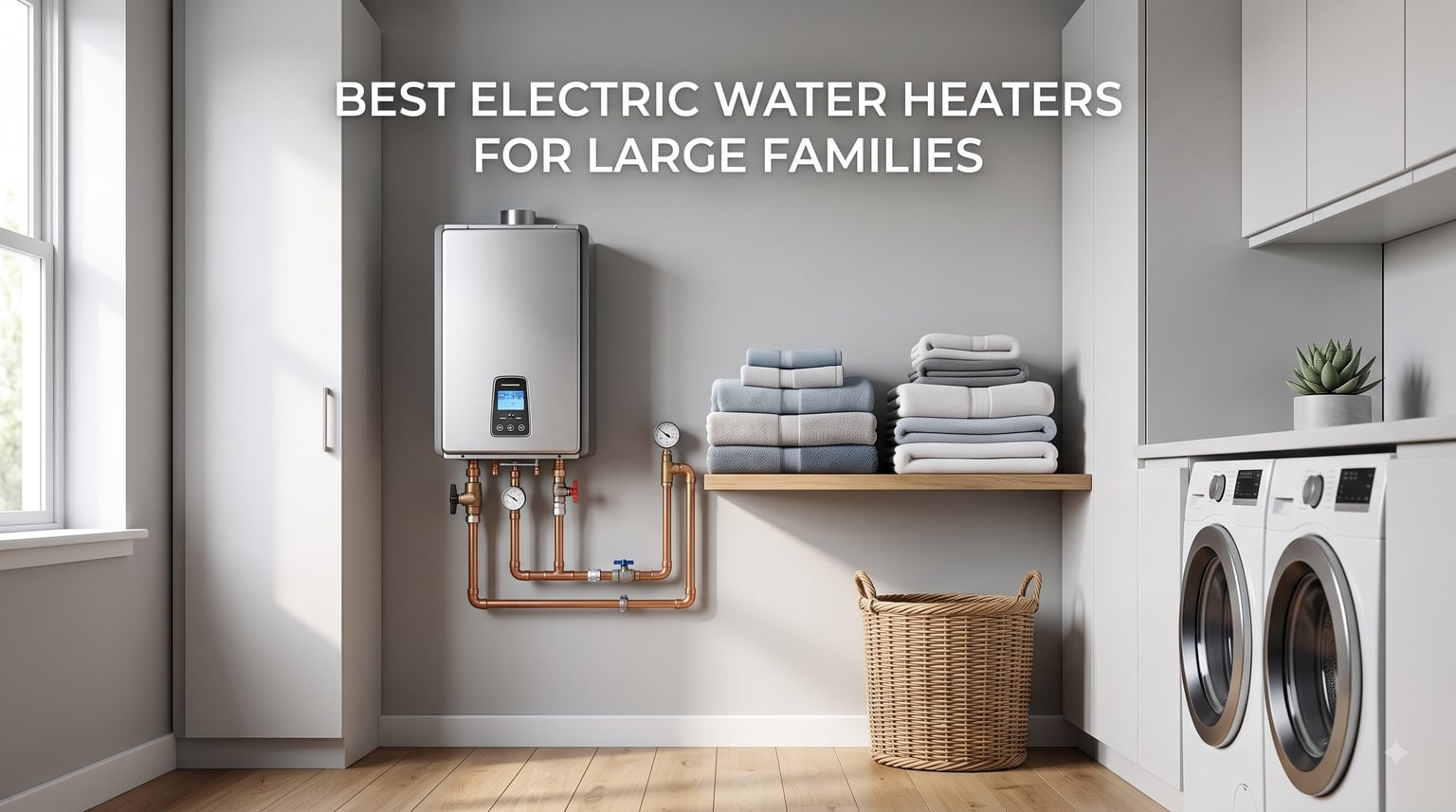 best electric water heaters for large families
