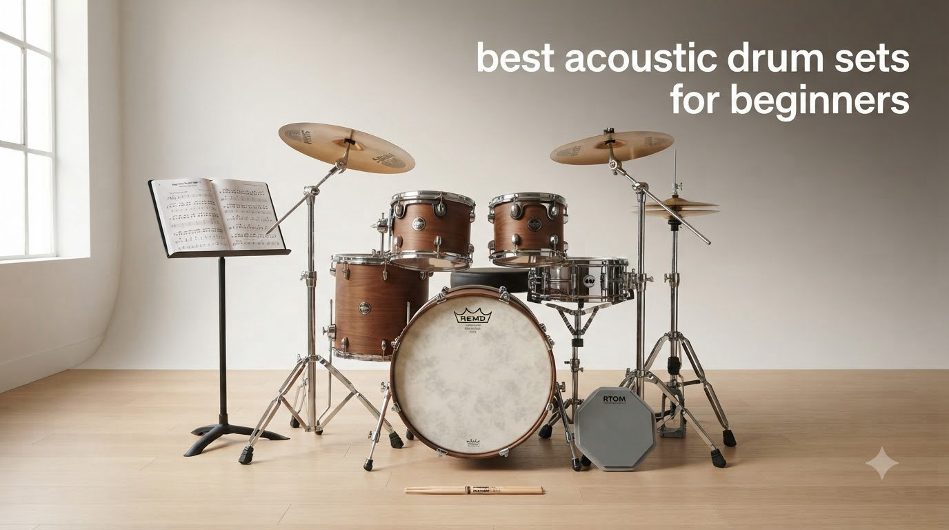 best acoustic drum sets for beginners