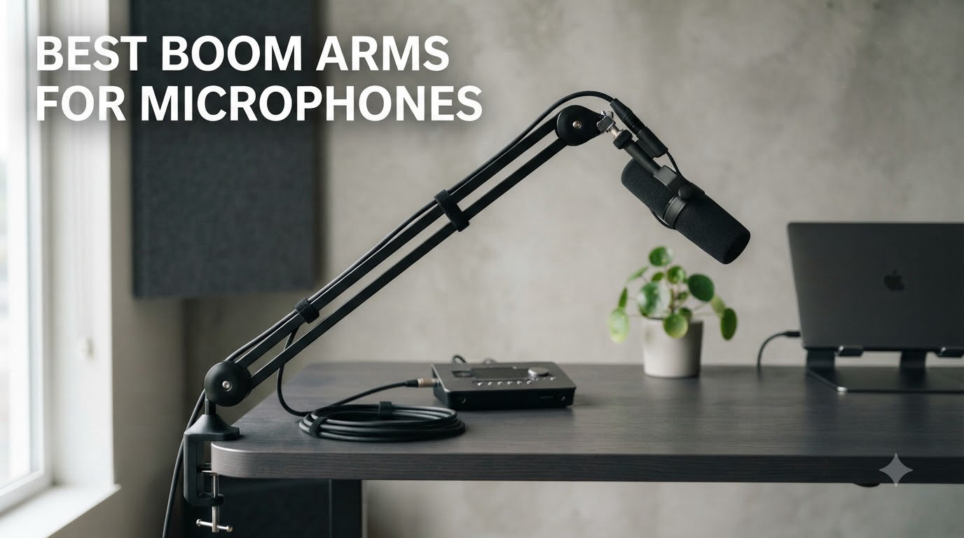 best boom arms for microphones