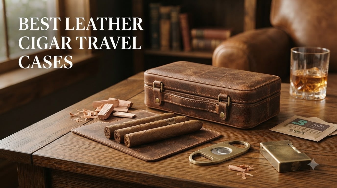best leather cigar travel cases