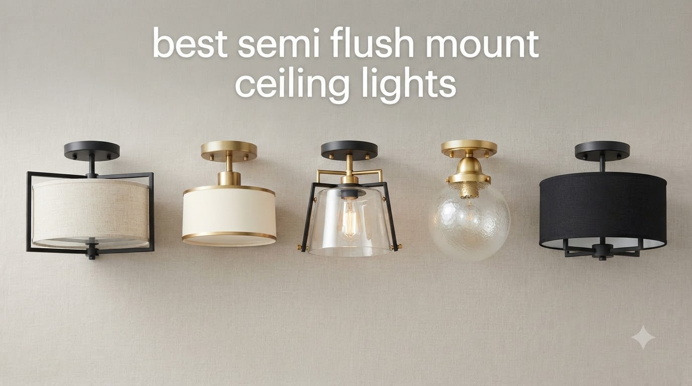 best semi flush mount ceiling lights