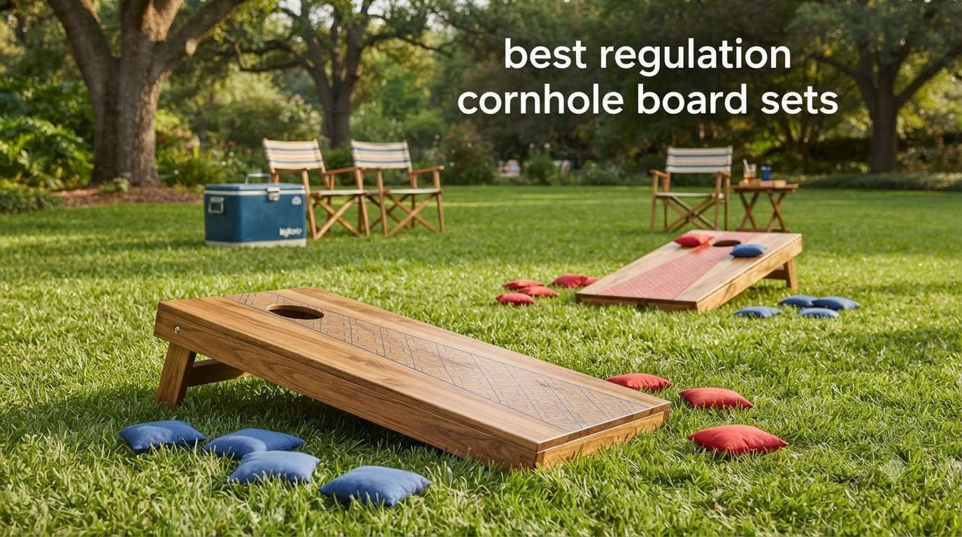 best regulation cornhole board sets