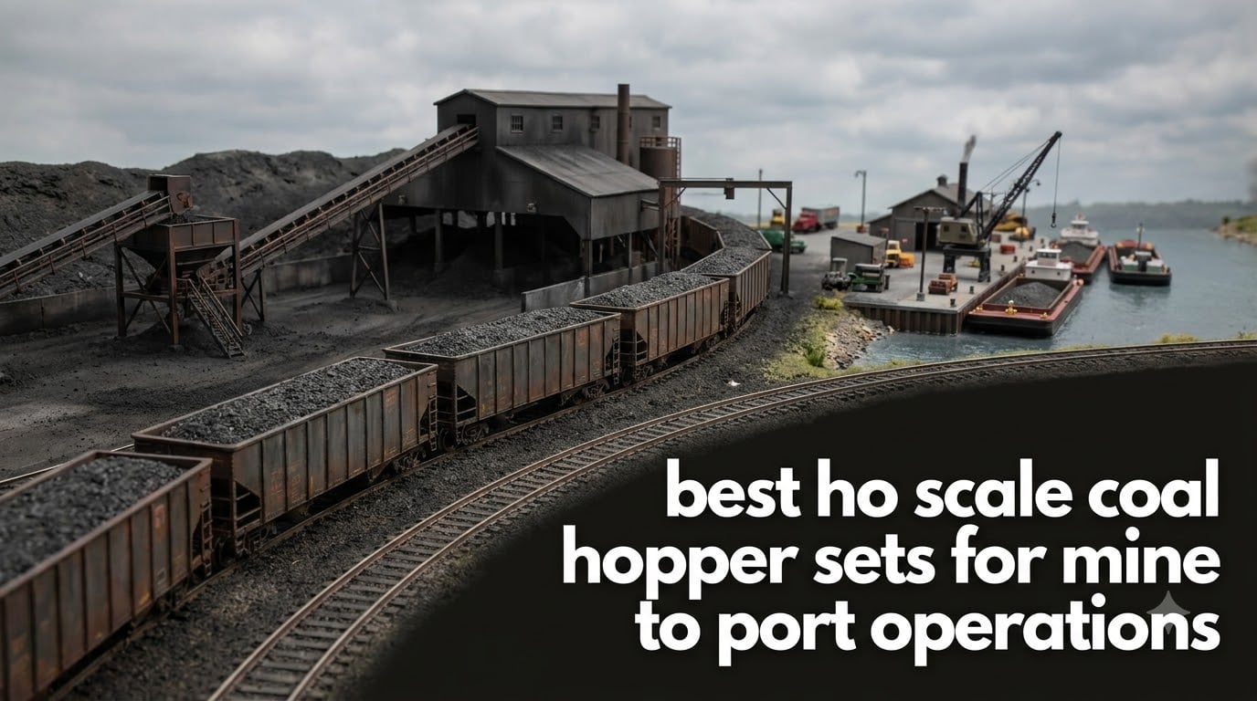 best ho scale coal hopper sets for mine to port operations