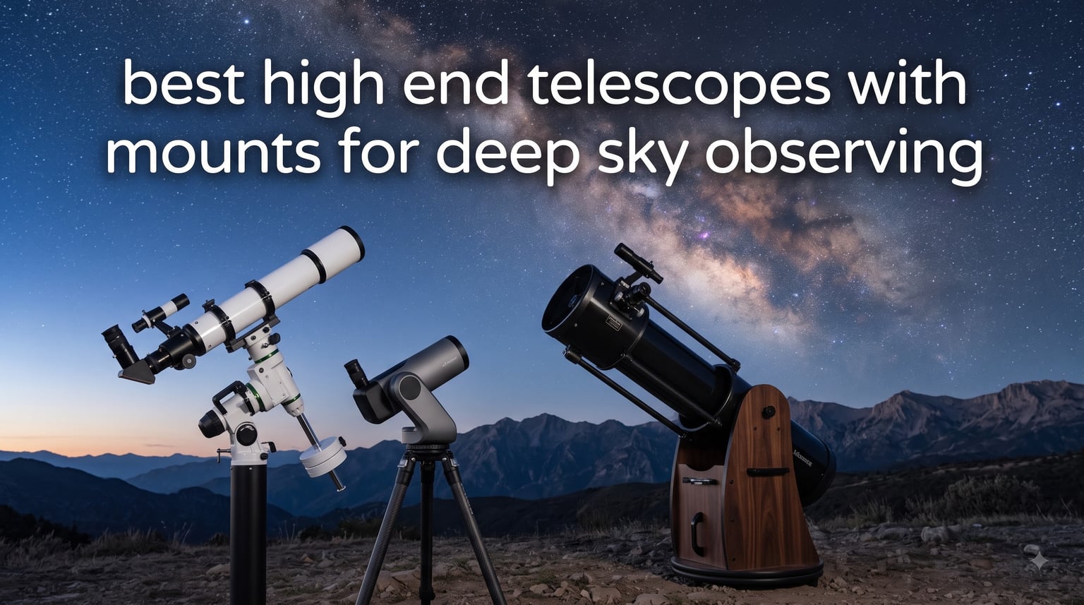 best high end telescopes with mounts for deep sky observing