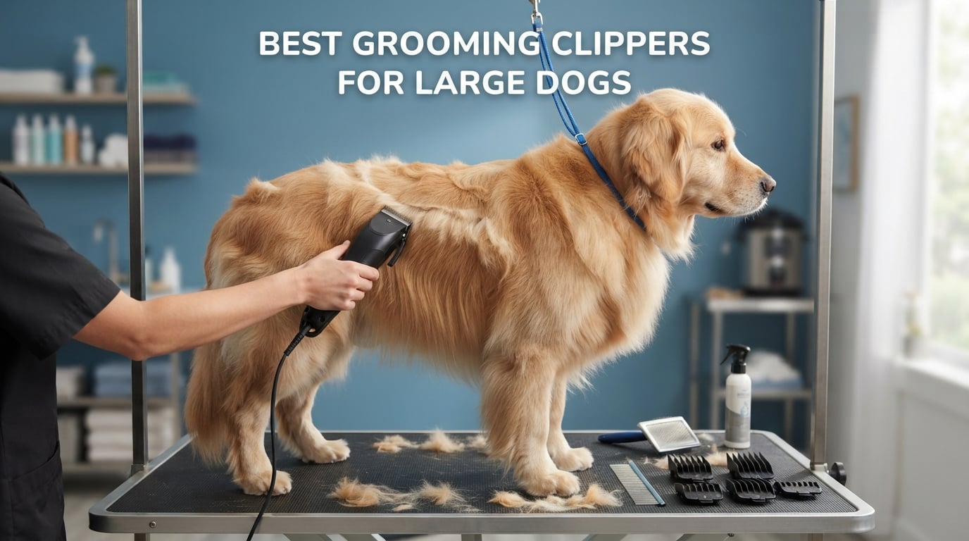 best grooming clippers for large dogs