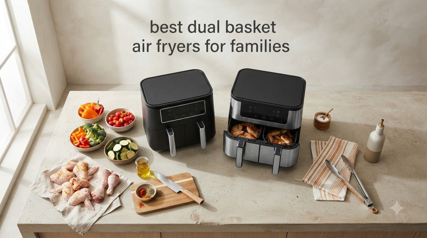 best dual basket air fryers for families