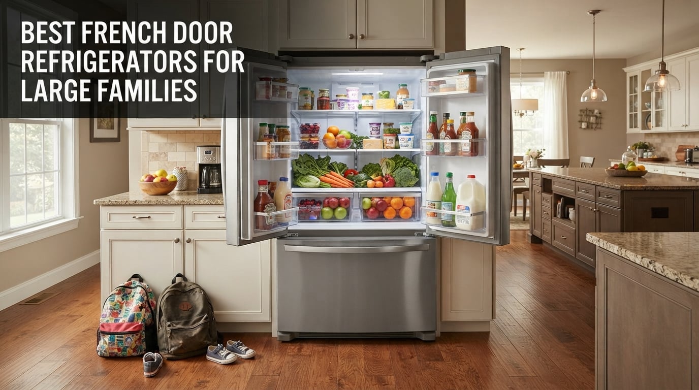 best french door refrigerators for large families