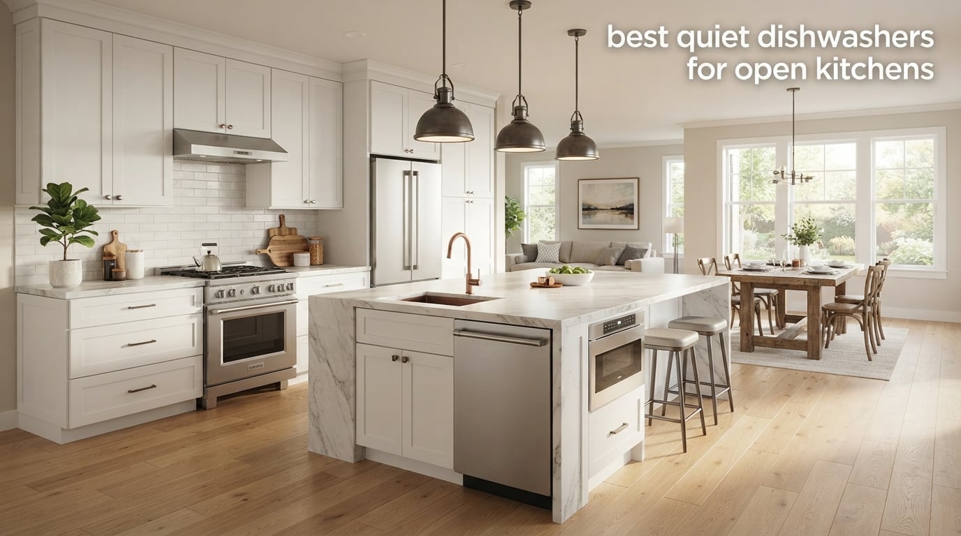 best quiet dishwashers for open kitchens