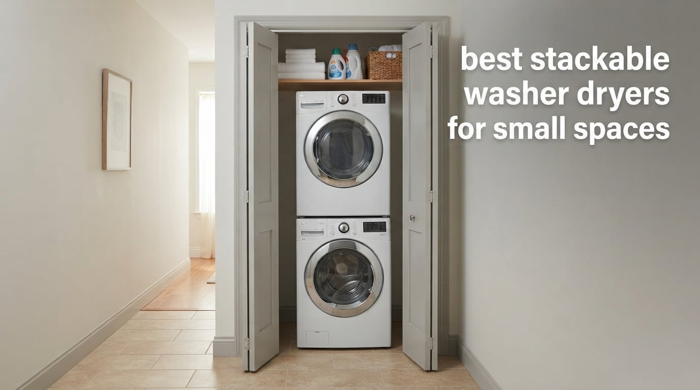 best stackable washer dryers for small spaces