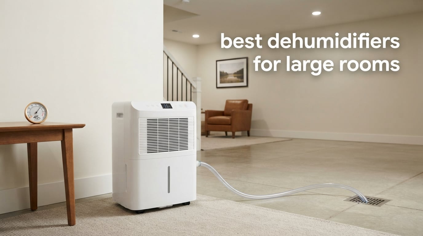 best dehumidifiers for large rooms