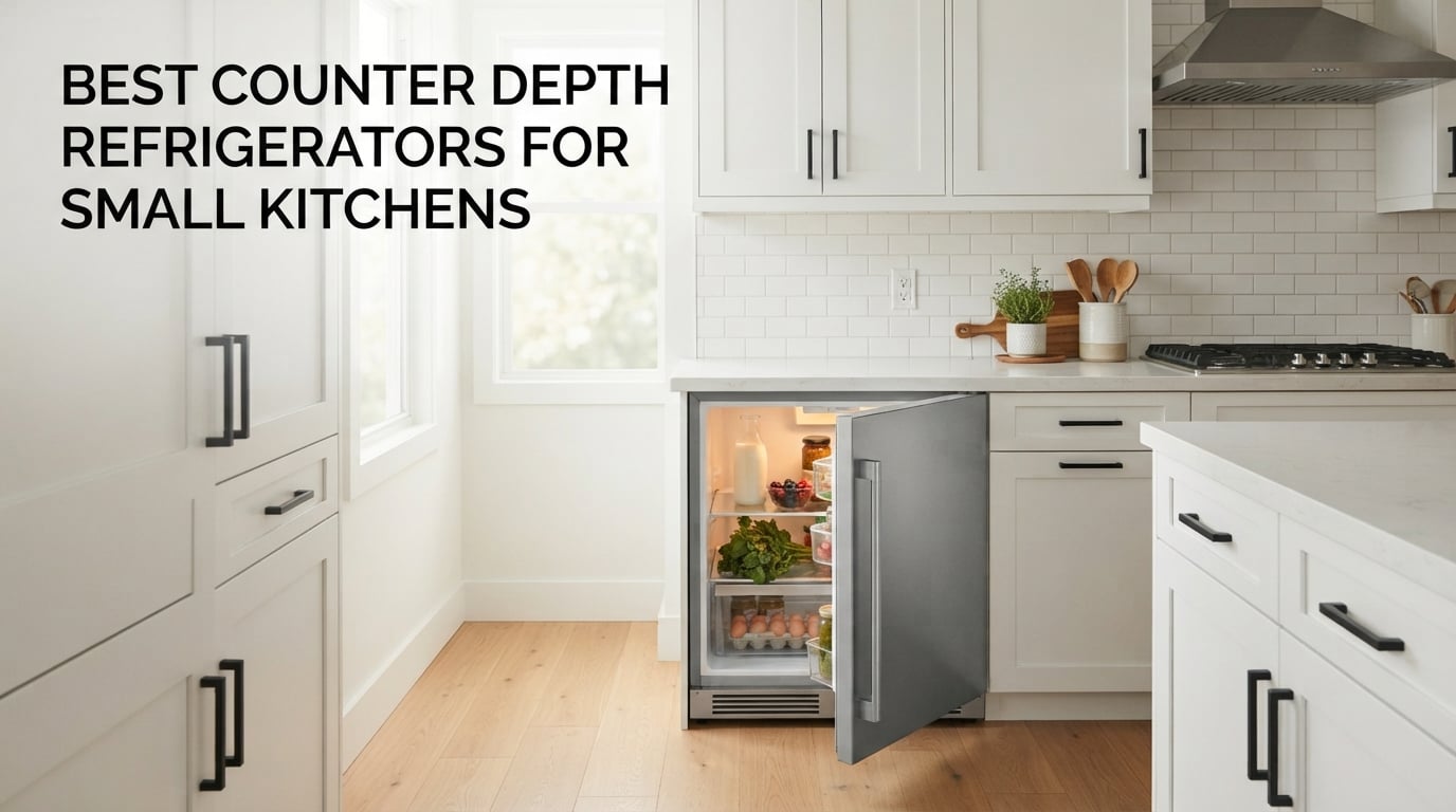 best counter depth refrigerators for small kitchens