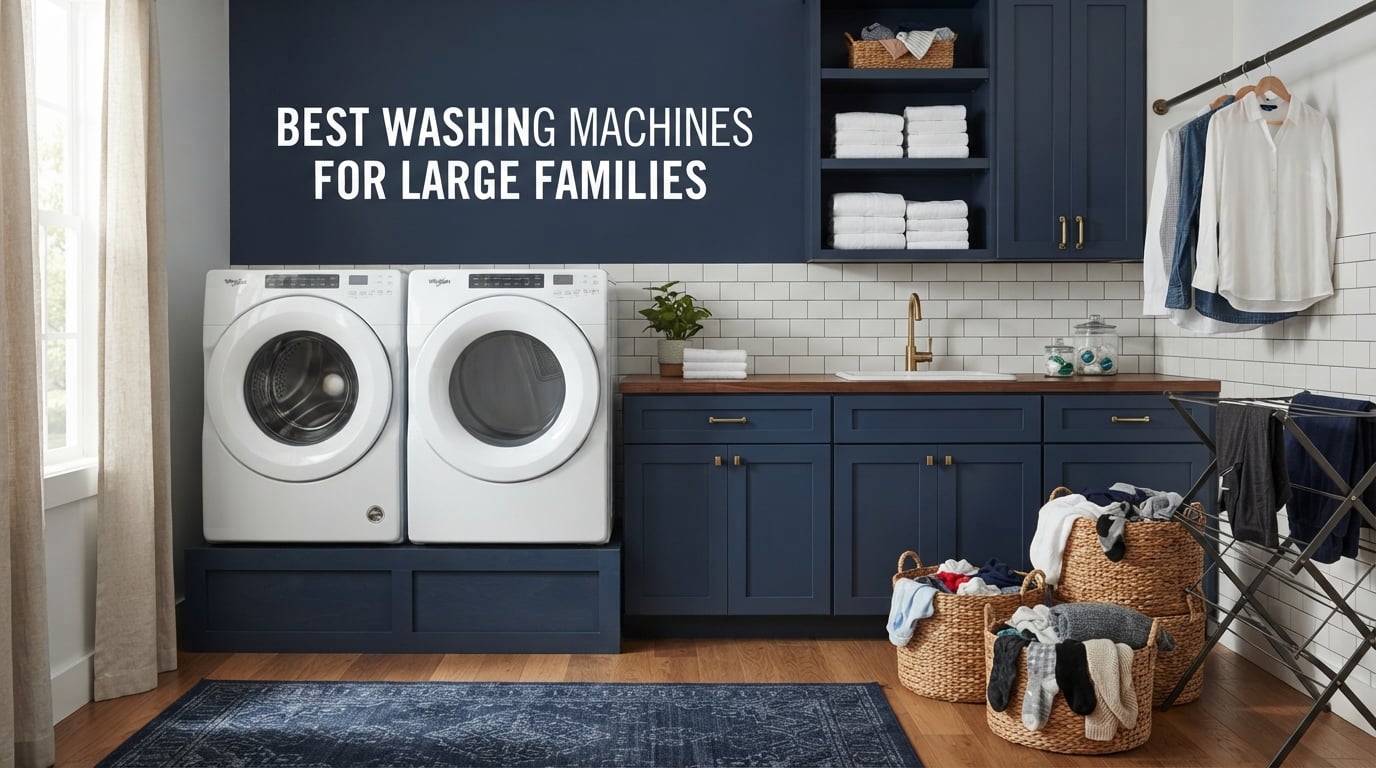best washing machines for large families
