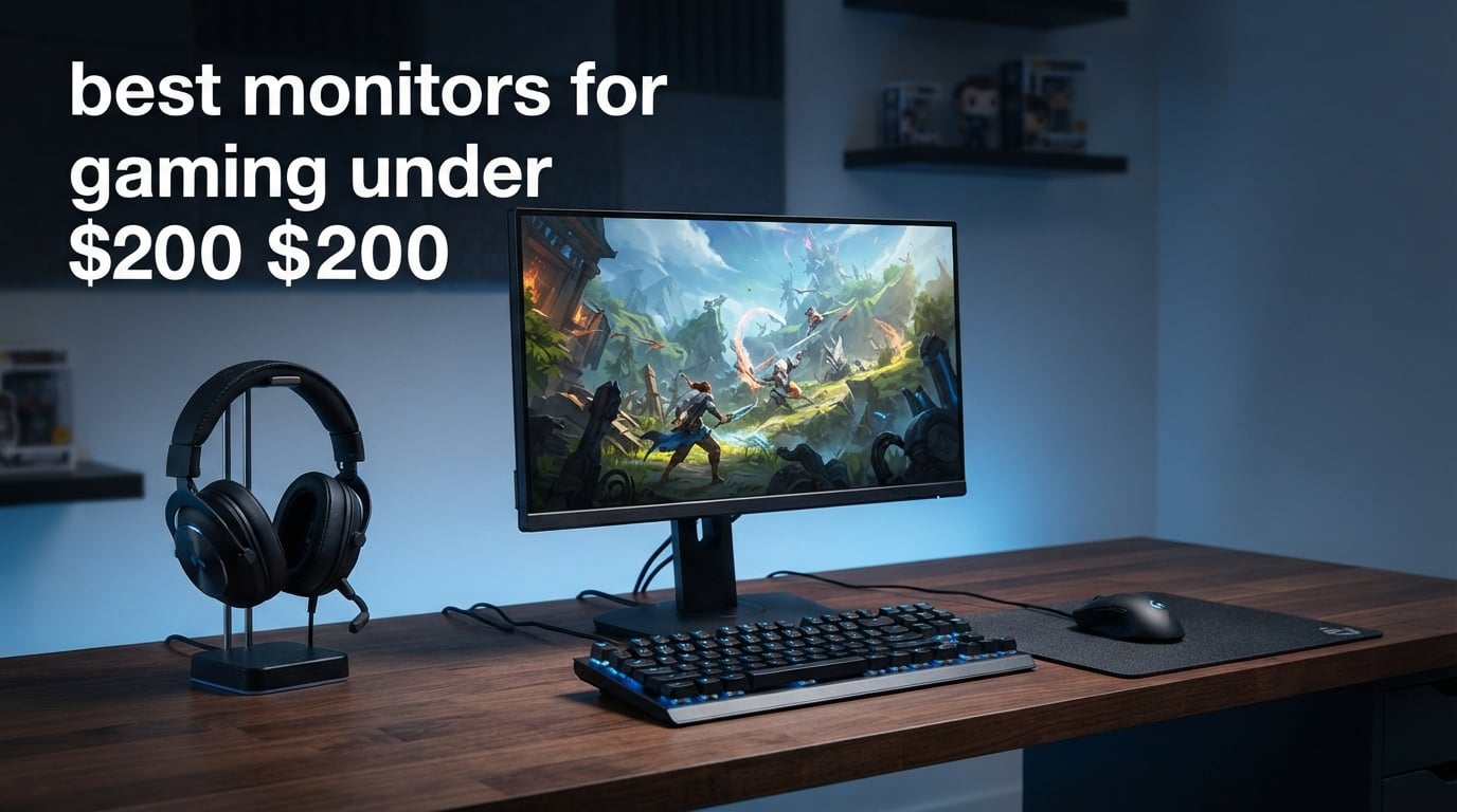 best monitors for gaming under $200