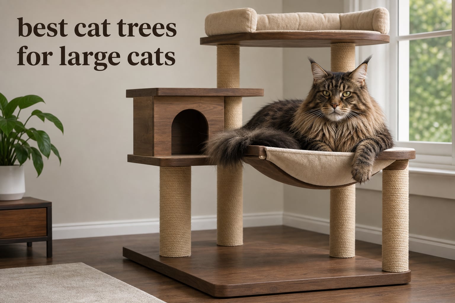 best cat trees for large cats