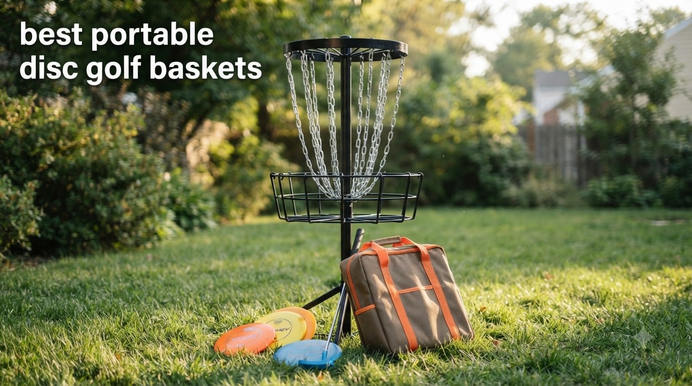 best portable disc golf baskets