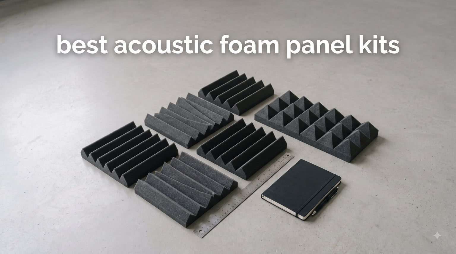 best acoustic foam panel kits