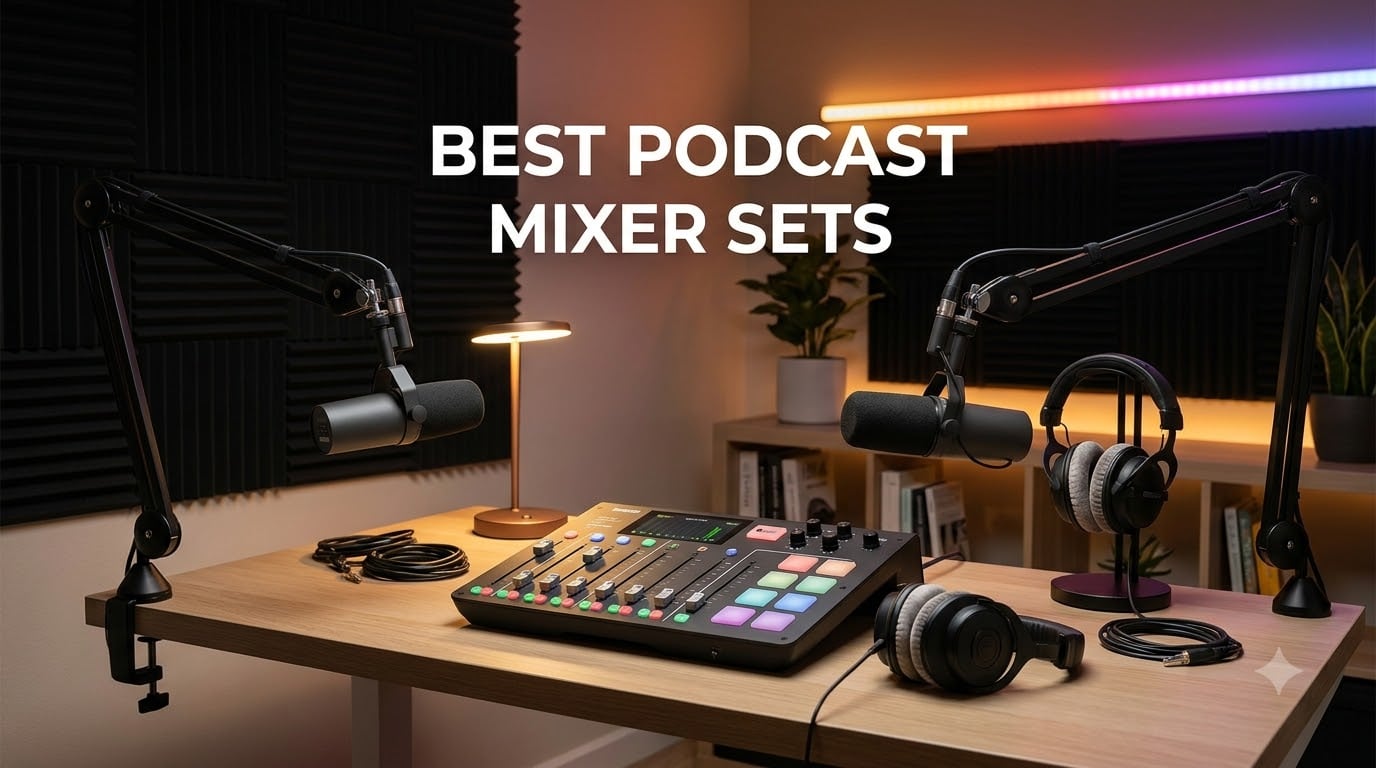 best podcast mixer sets