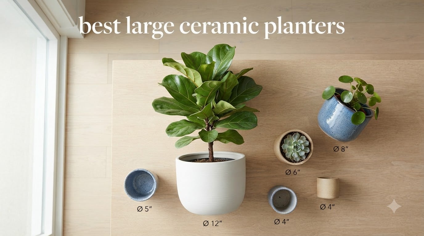 best large ceramic planters