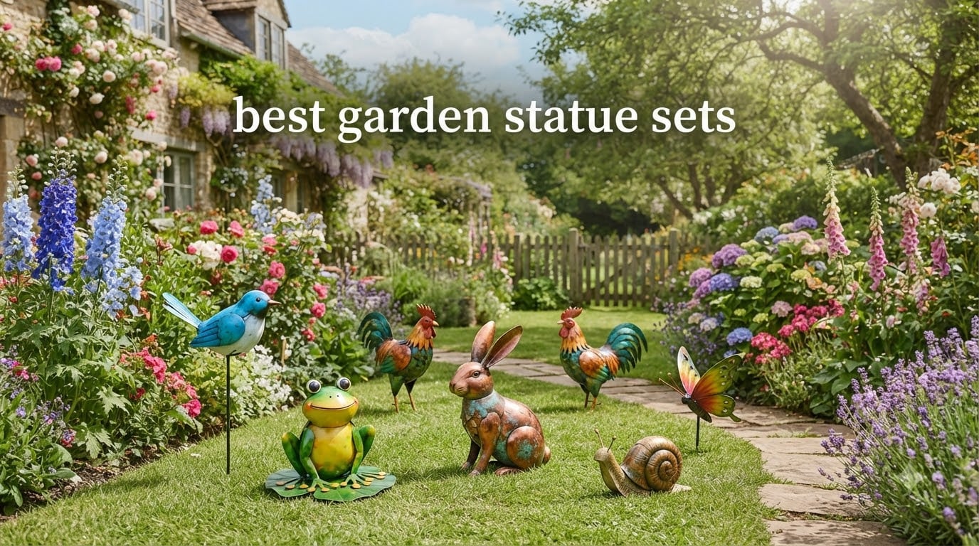 best garden statue sets