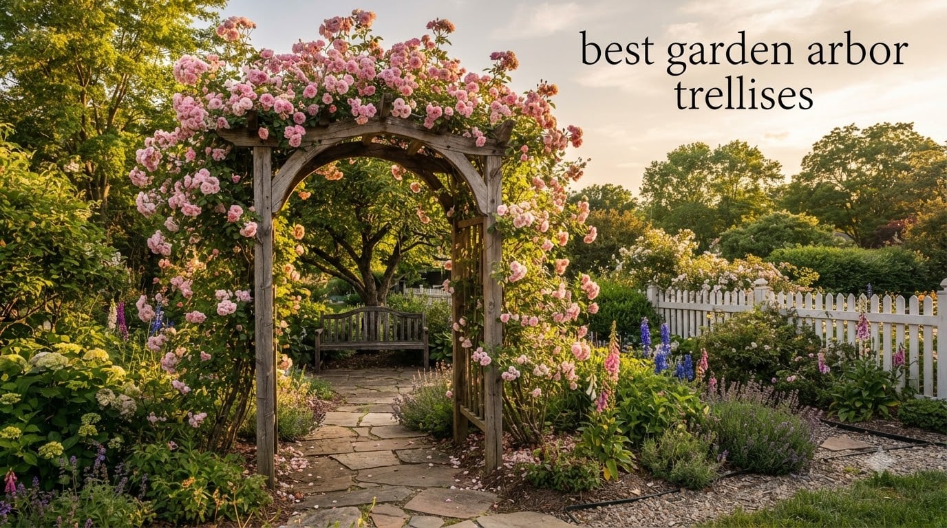 best garden arbor trellises