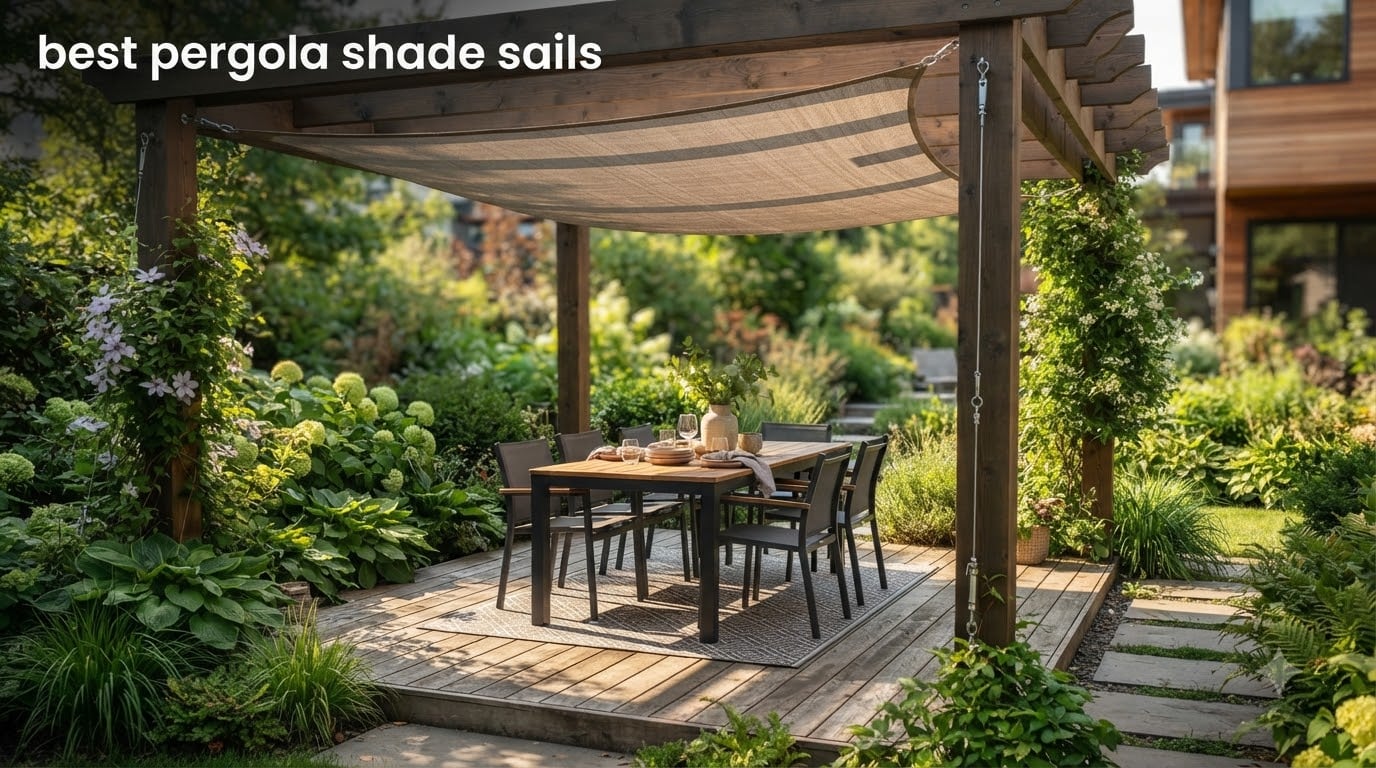 best pergola shade sails