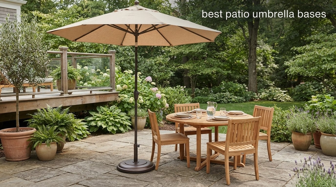 best patio umbrella bases