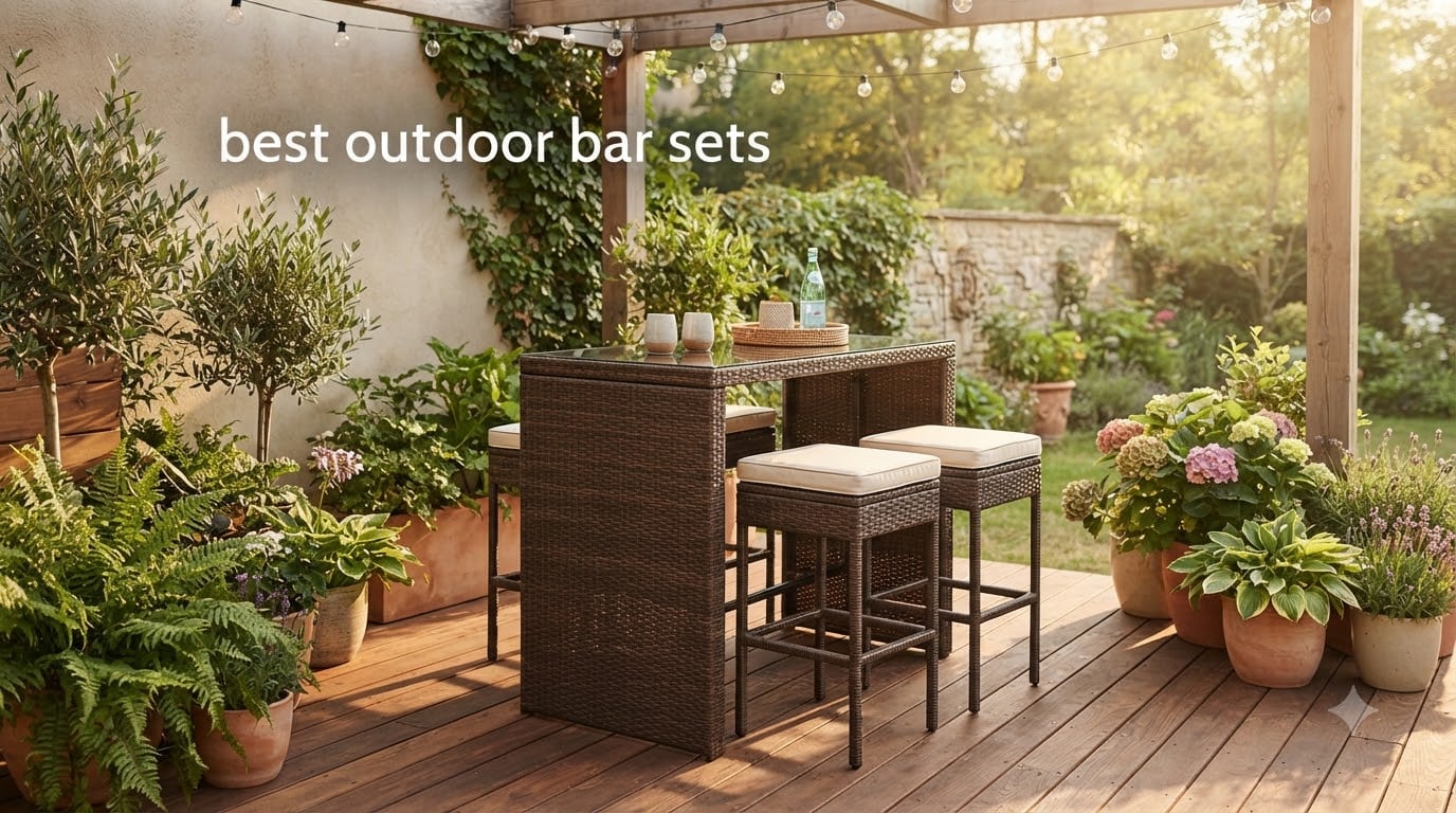 best outdoor bar sets