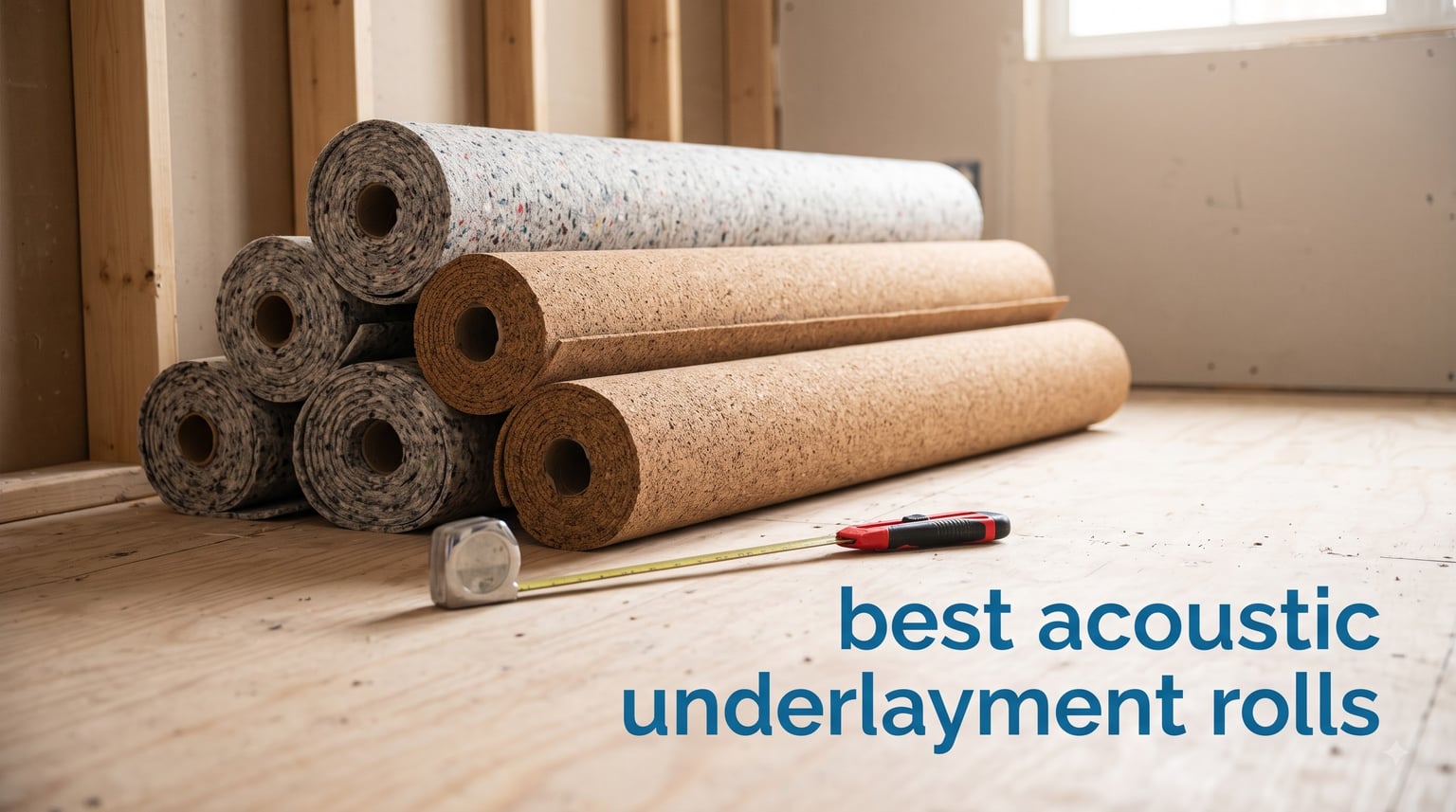 best acoustic underlayment rolls