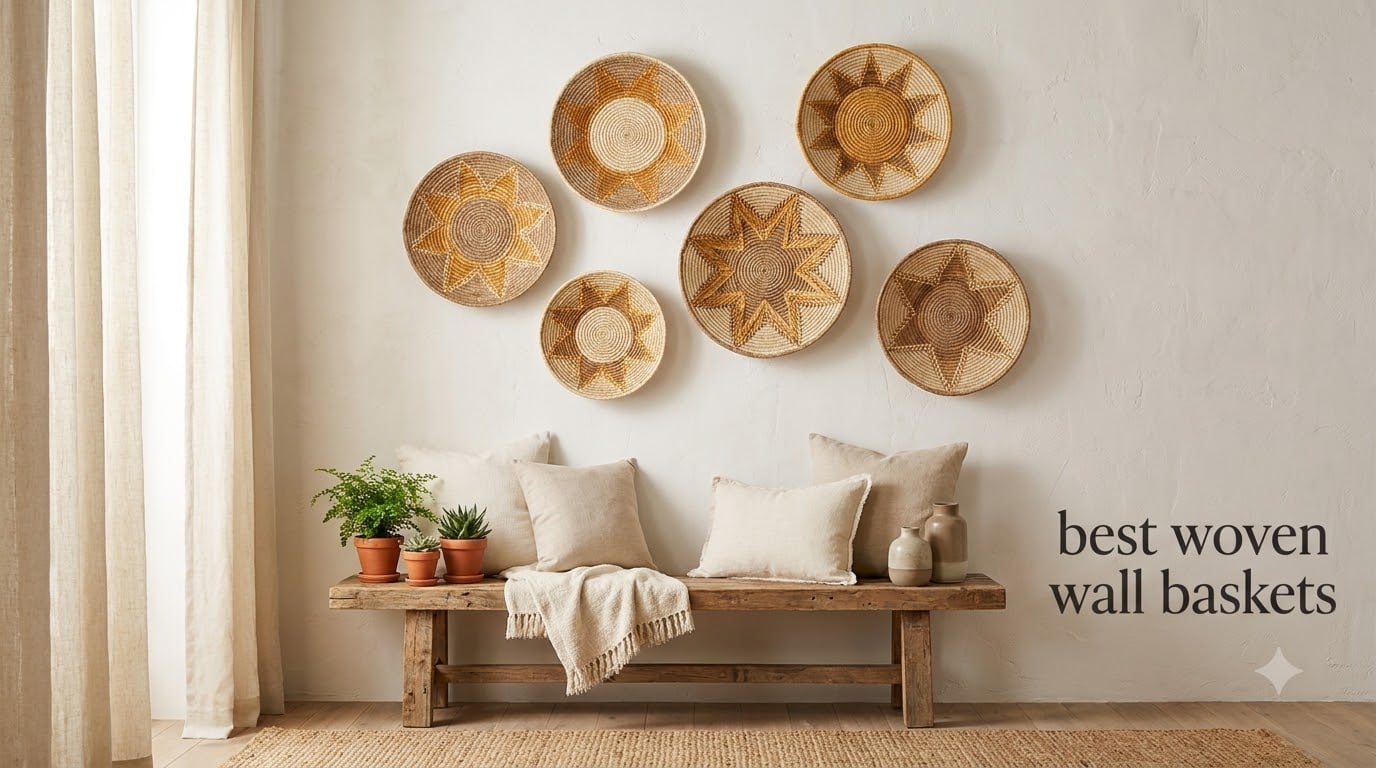 best woven wall baskets