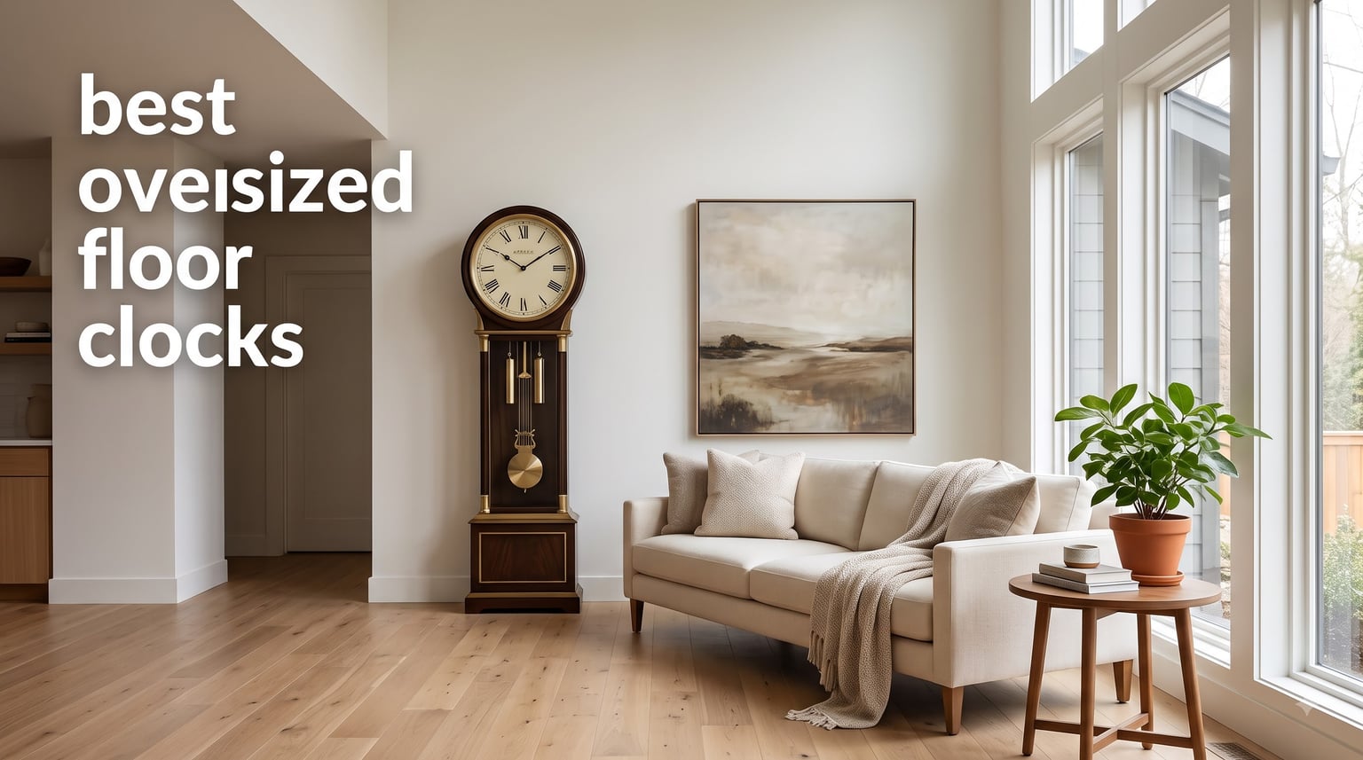best oversized floor clocks