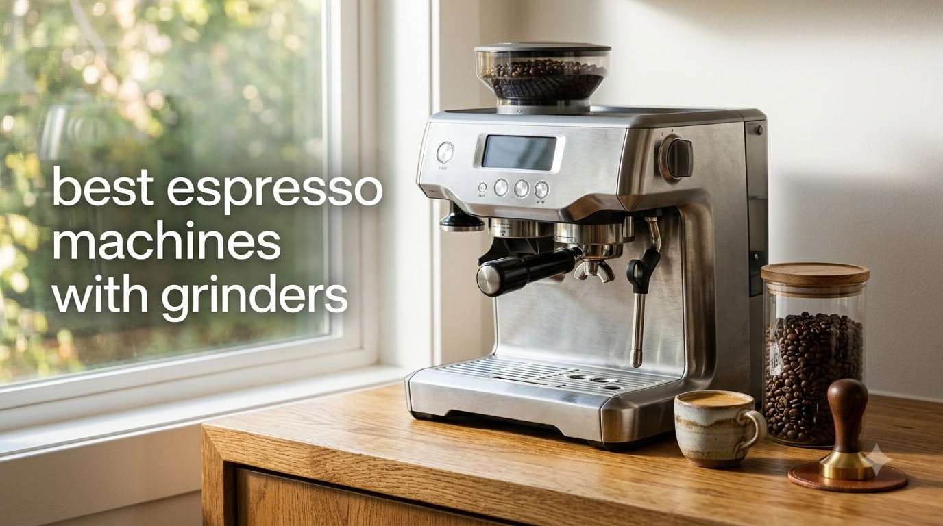 best espresso machines with grinders