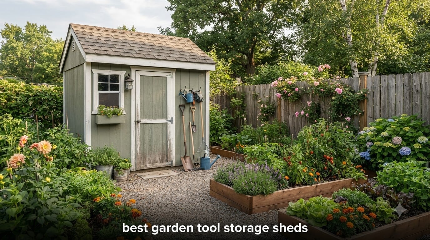best garden tool storage sheds