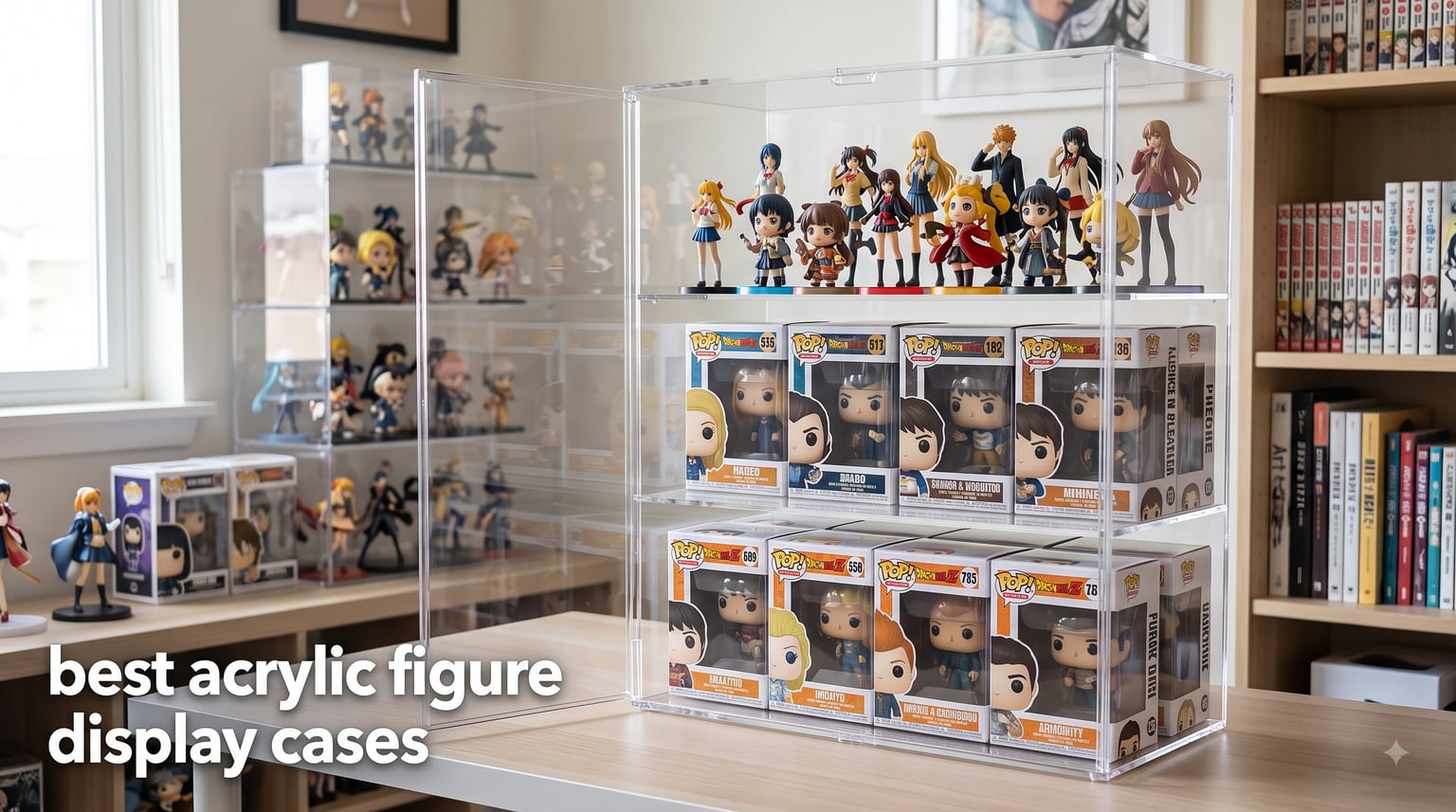 best acrylic figure display cases
