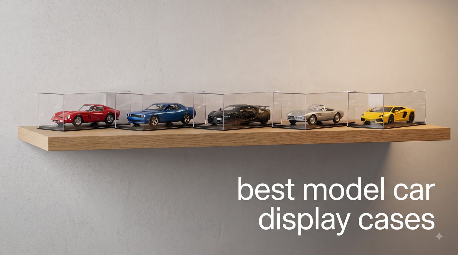 best model car display cases