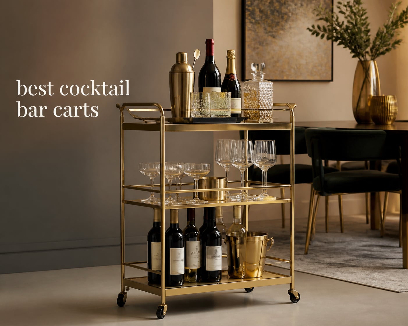 best cocktail bar carts
