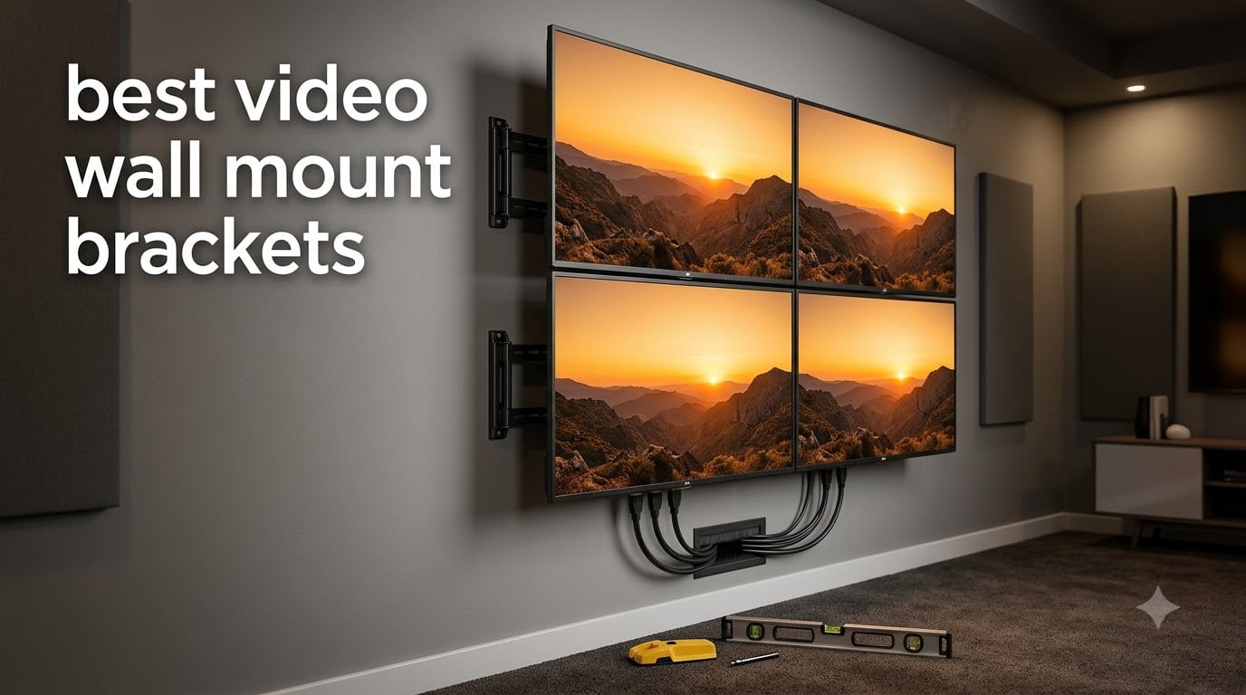 best video wall mount brackets
