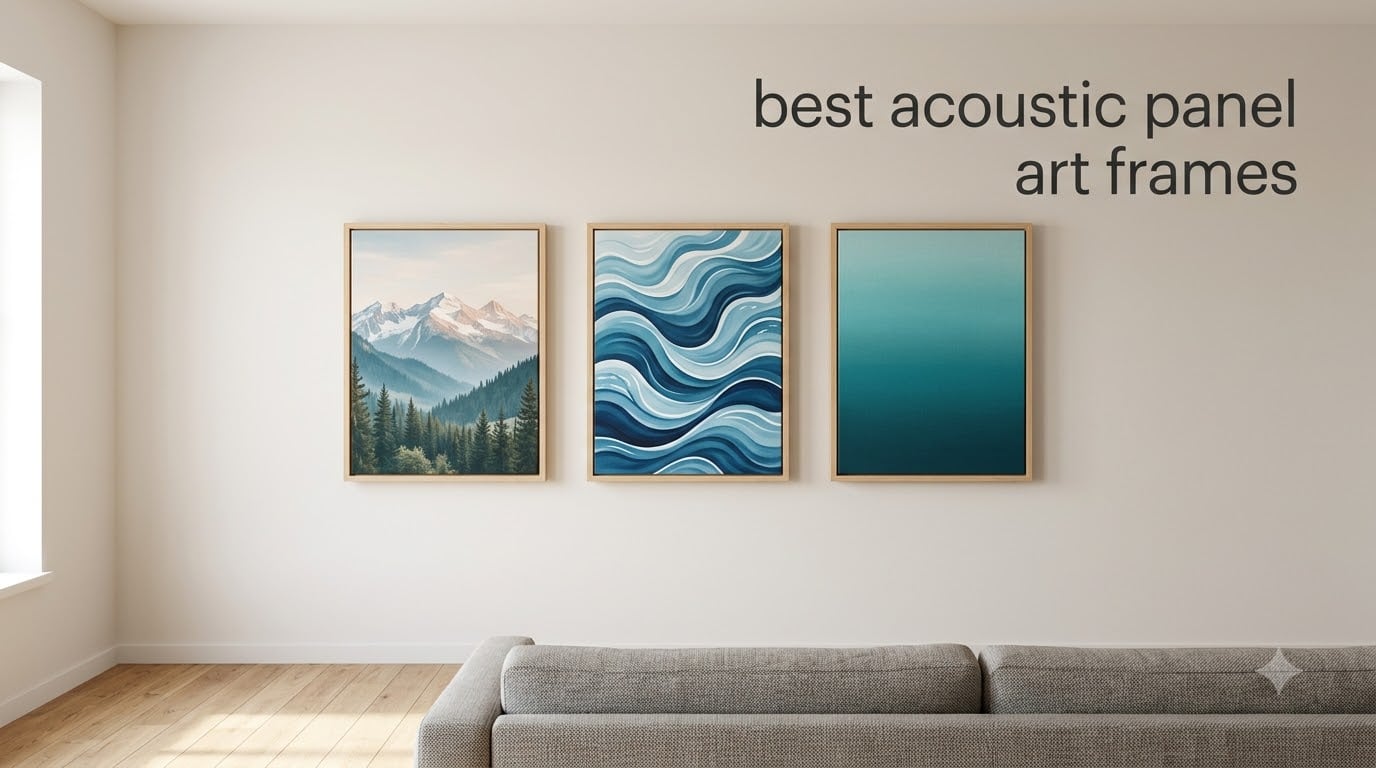 best acoustic panel art frames