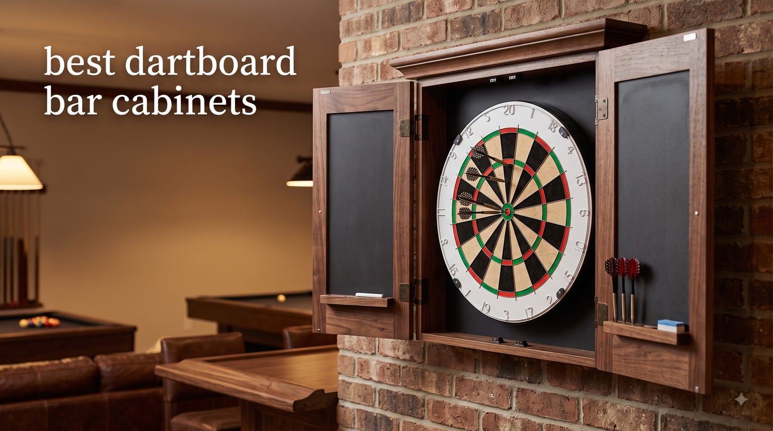 best dartboard bar cabinets