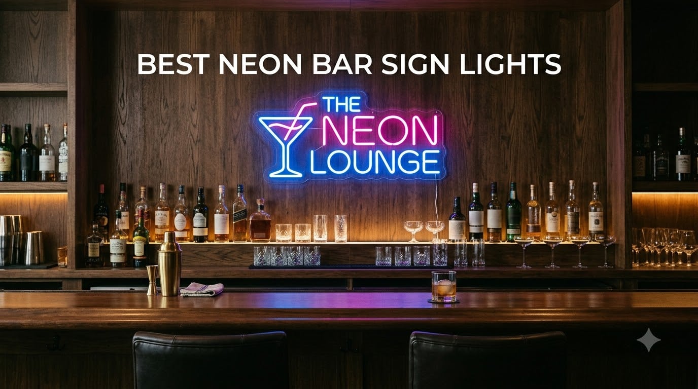 best neon bar sign lights