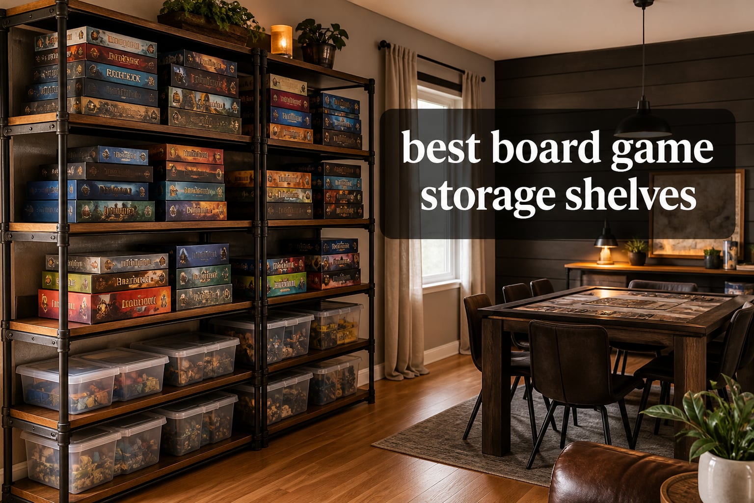 best board game storage shelves