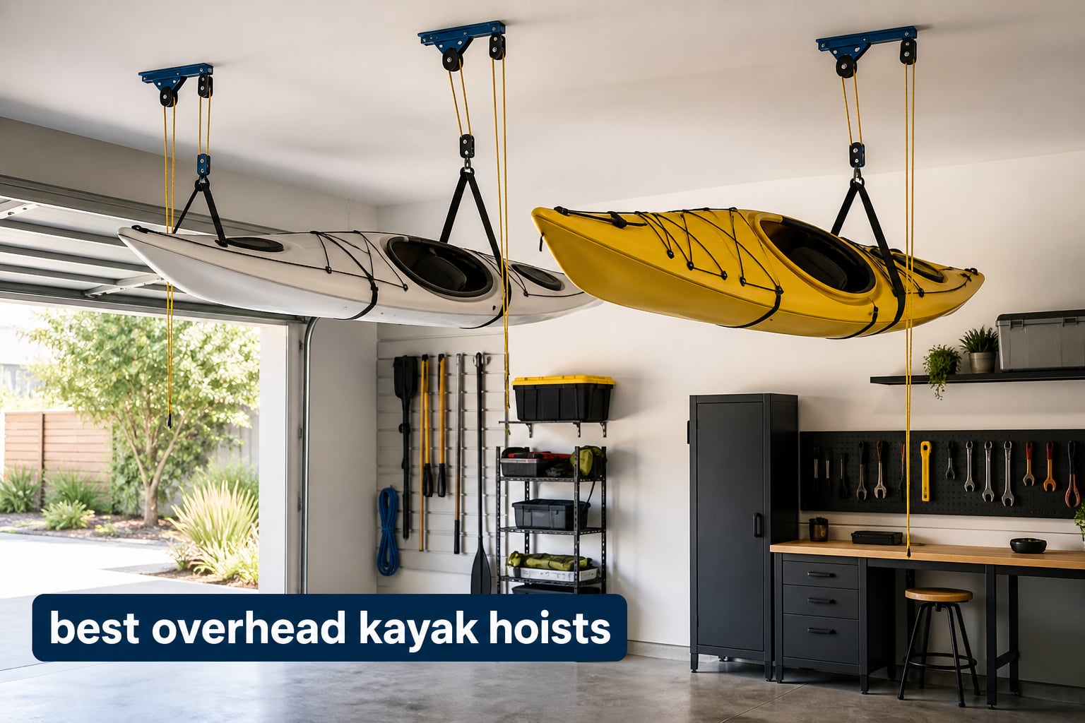 best overhead kayak hoists