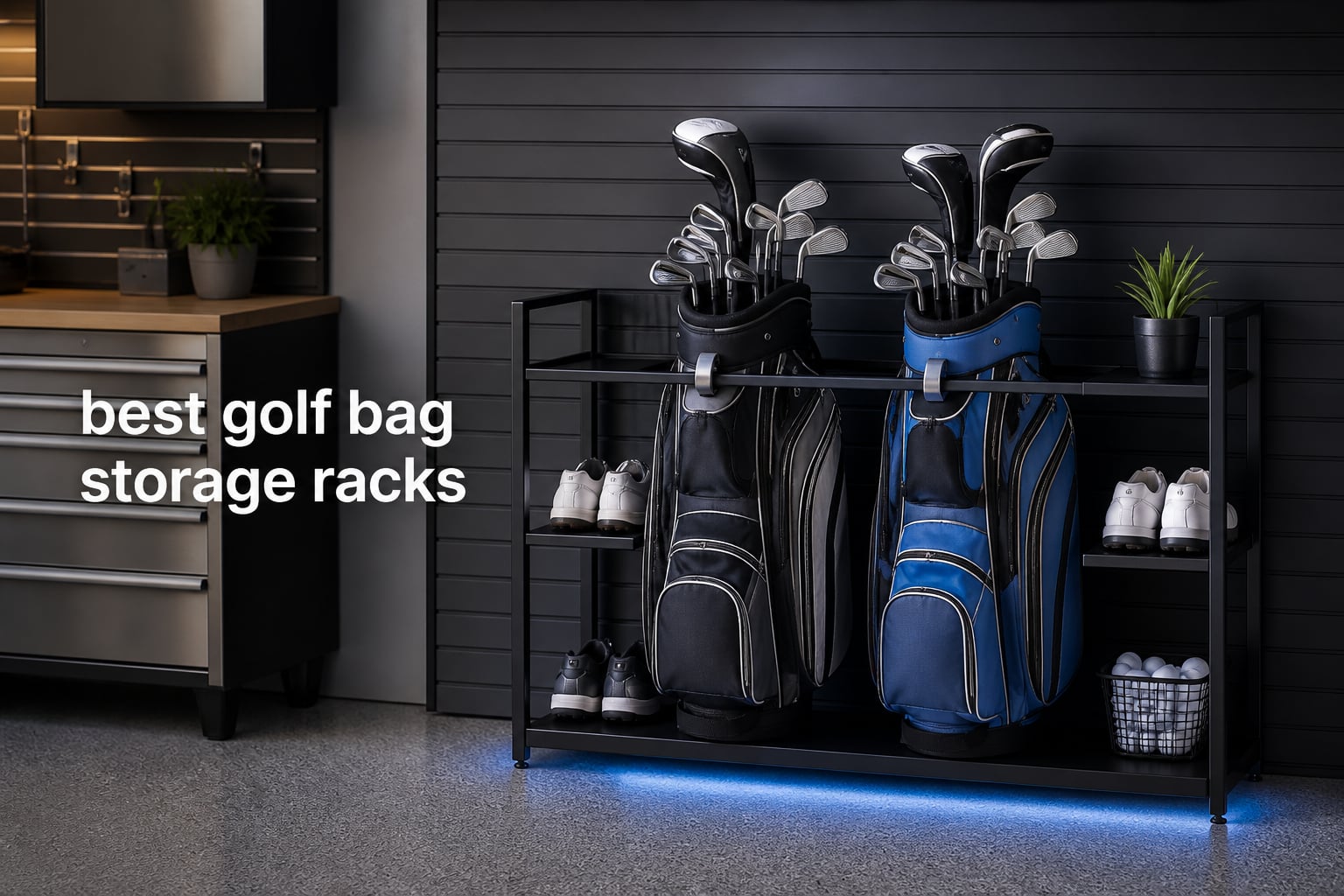 best golf bag storage racks