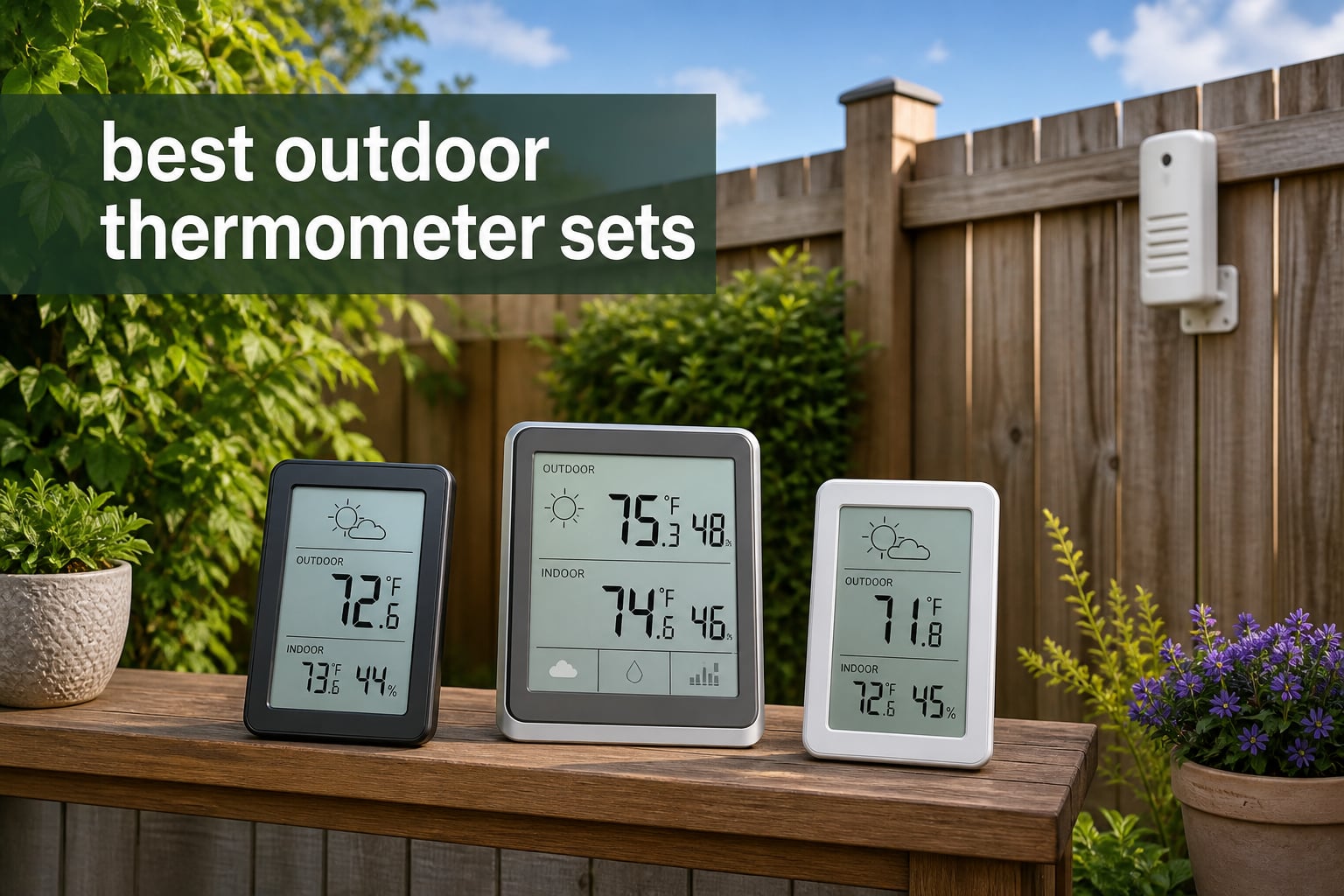 best outdoor thermometer sets