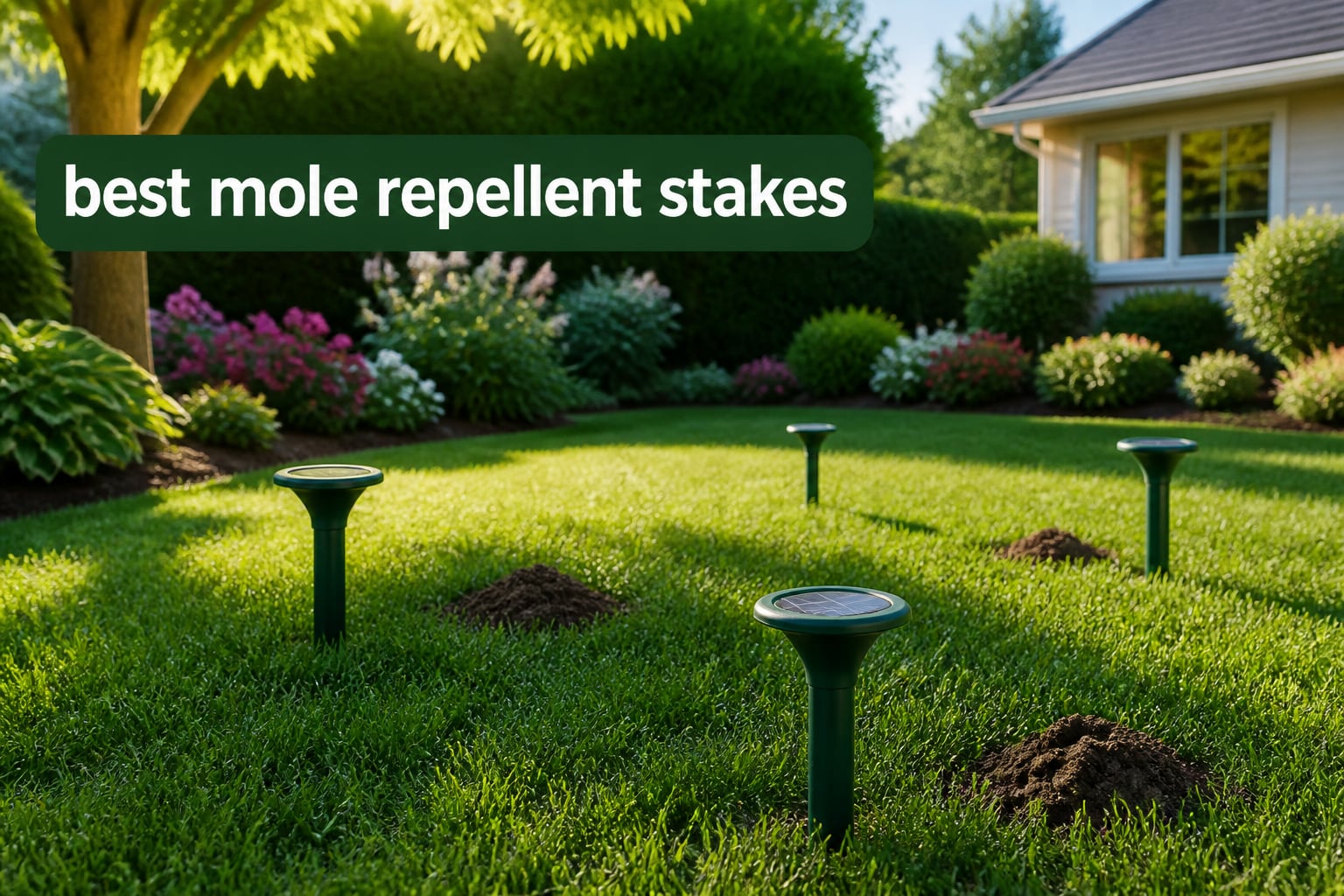 best mole repellent stakes