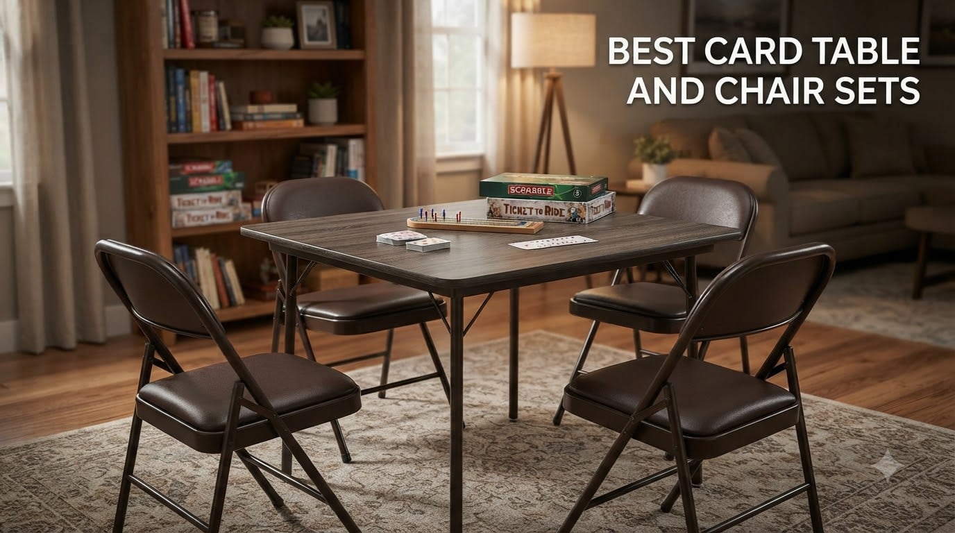 best card table and chair sets