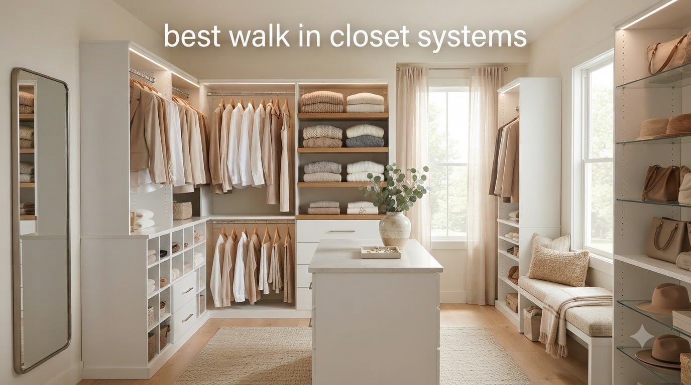 best walk in closet systems